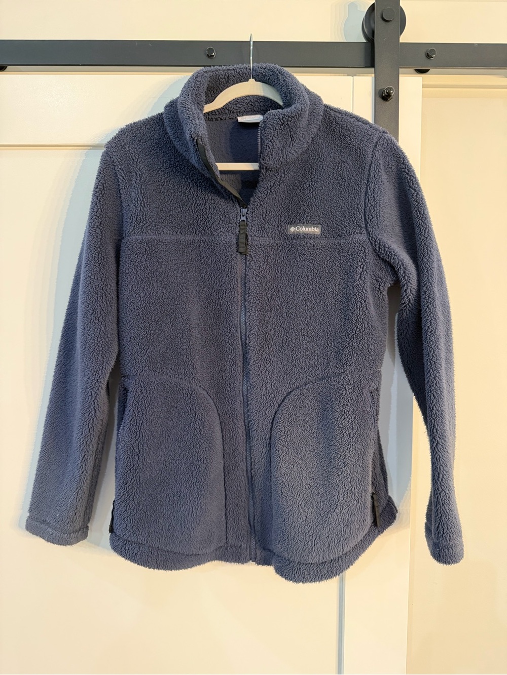 Columbia Navy Fleece Jacket - Cozy Full-Zip Layer